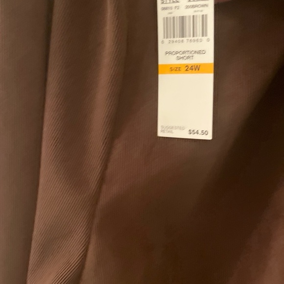 Alfred Dunner Classic Fit Corduroy Pants - Size 24W (Short) - Picture 10 of 10